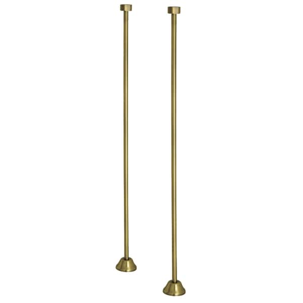 CC483 Straight Bath Supply, Antique Brass